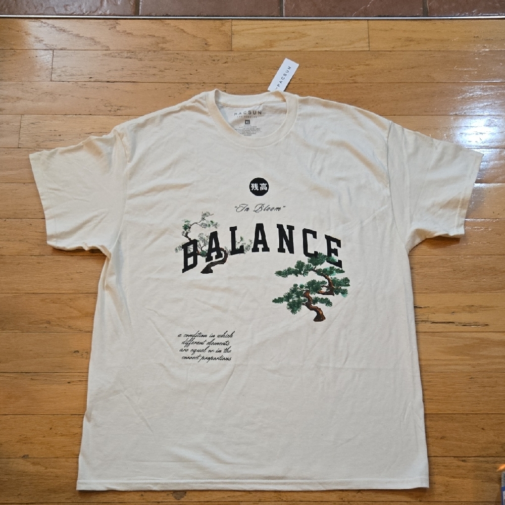 PacSun Graphic Balance T-Shirt Size XL